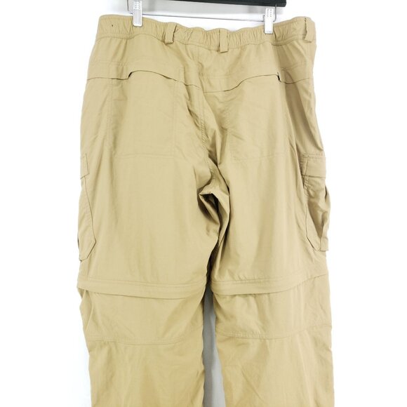 REI Light Weight Convertible Pants Men's Size 40x32 Tan Gusseted - Picture 4 of 10